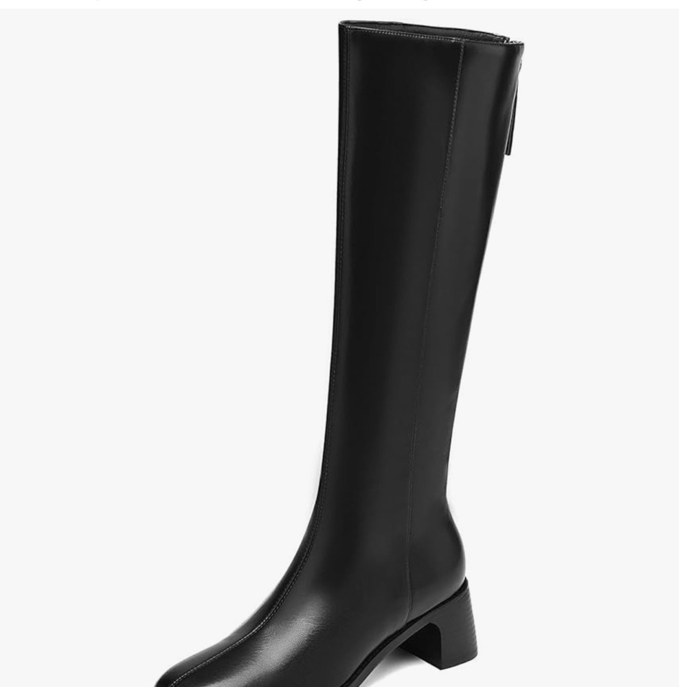 Elegant Black Knee-High Women's Boots